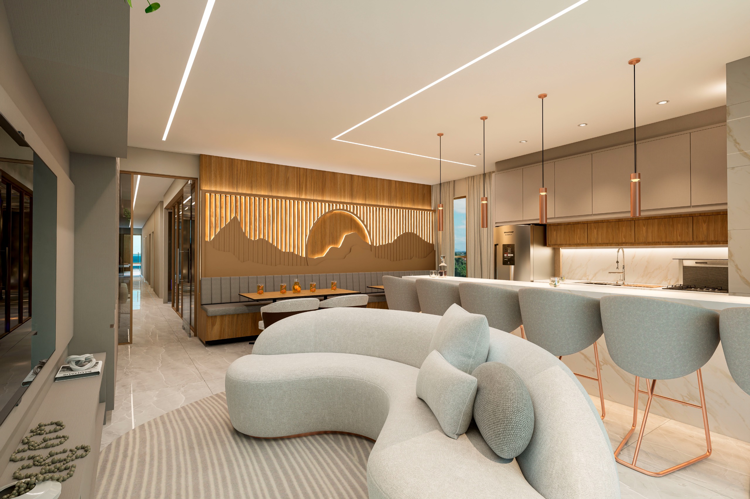 Apartamento decorado Doha Residence imovel na planta Tijucas SC
